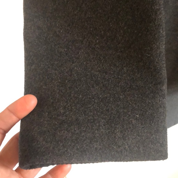 Soia & Kyo Charcoal Wool Belted Peacoat - Picture 10 of 16